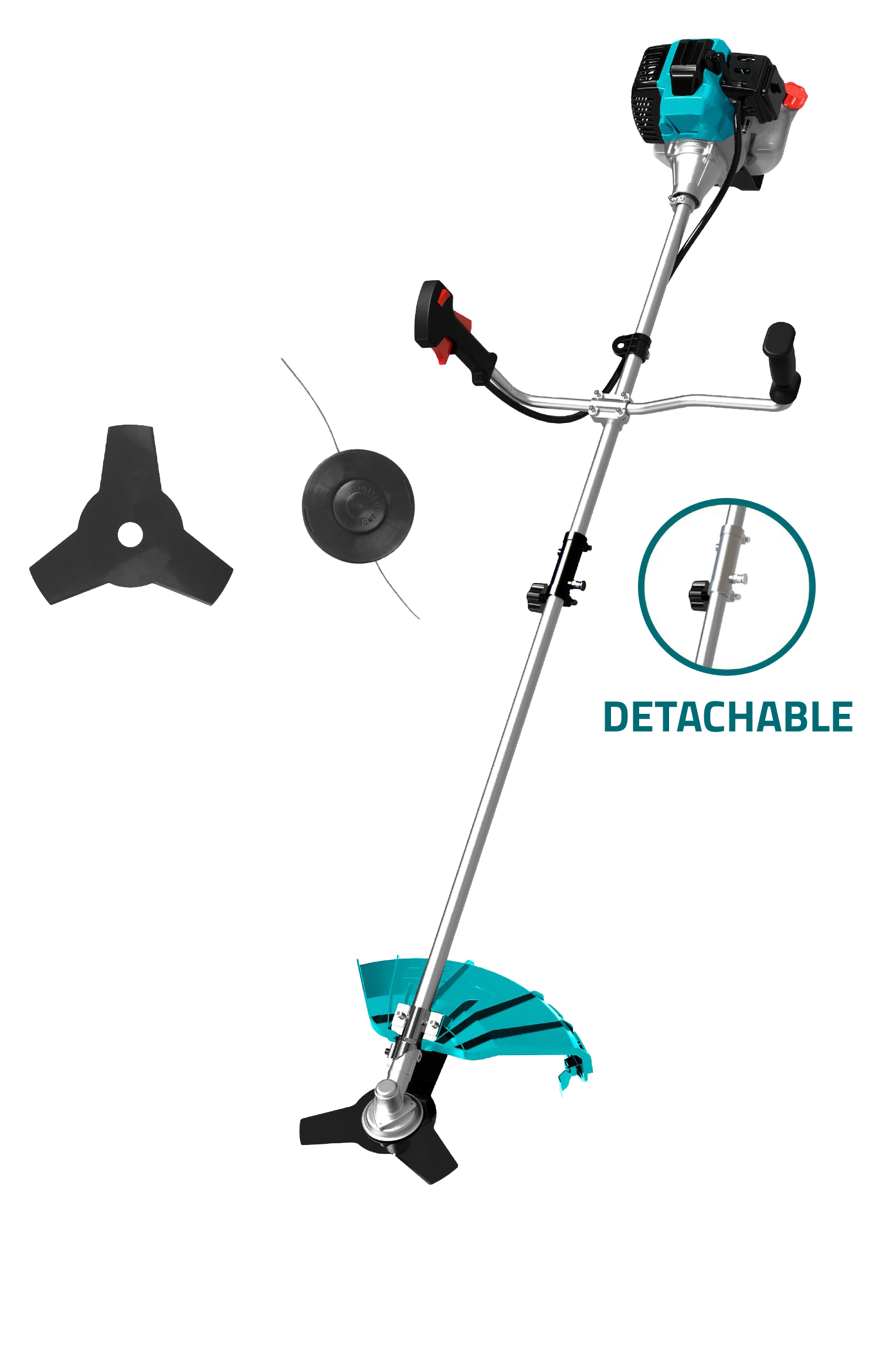 TP5434421.jpg Total Gasoline grass trimmer and bush cutter 42.7cc 1.25Kw(2HP) - Image 1